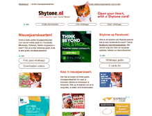 Tablet Screenshot of gratis-nieuwjaarskaarten.shytone.nl